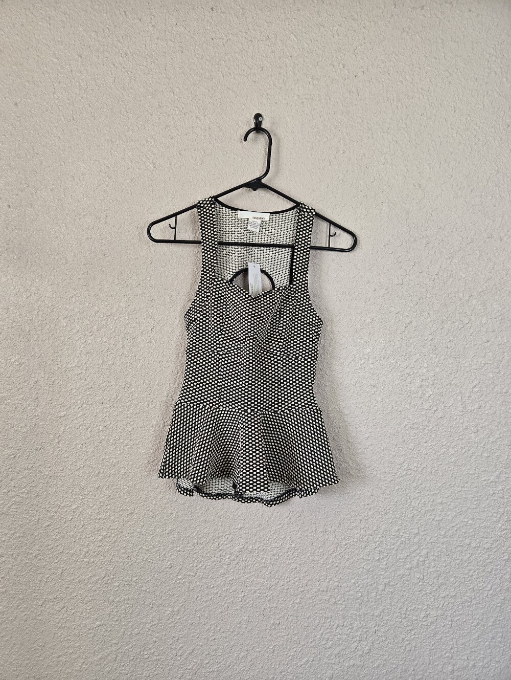 Sans Souci Peplum Top Size Small New With Tags #2C1158